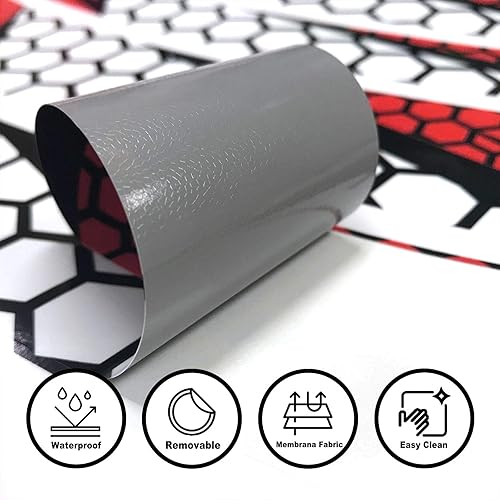 Miniatura 5 de MC MOTOPARTS Calcomanías para llantas de 17 pulgadas compatibles con YZF R1 R6 R3 MT03 TRACER 900 700 MT10 XSR700 (rojo)