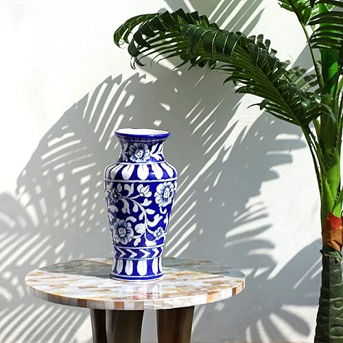 Azul Cerámica Jarrones & MacetasHandmade & Pots & Jarrones de Cerámica Decorada a mano azulUso para el hogarcocinaOficina DecoraciónPersonal &