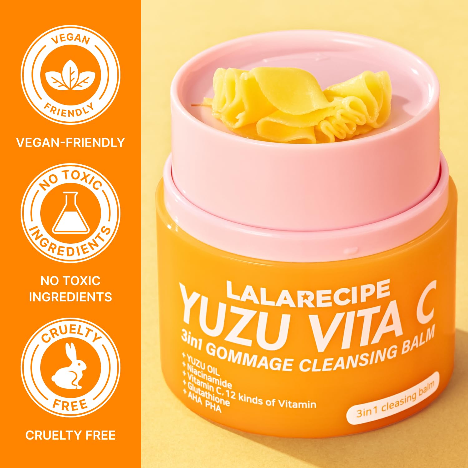 Amazon | LALARECIPE公式 ララレシピ VEGAN 新感覚 削る クレンジング