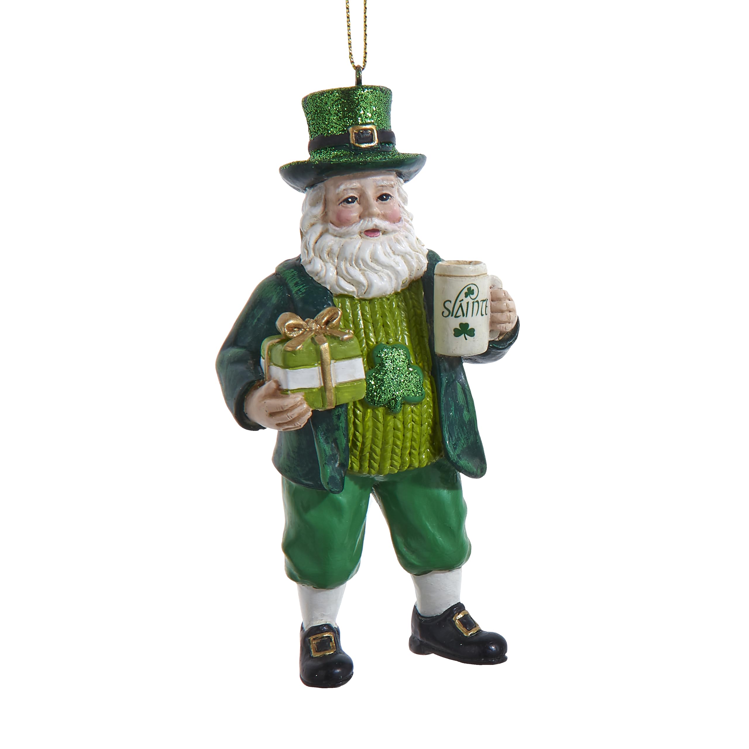 Père Noël Irlandais Kurt Adler cadeau de collection idéal pour passionnés de traditions