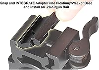 Vista 4 de UTG adaptador de presión profesional de .22/Airgun a Picatinny/Weaver Low