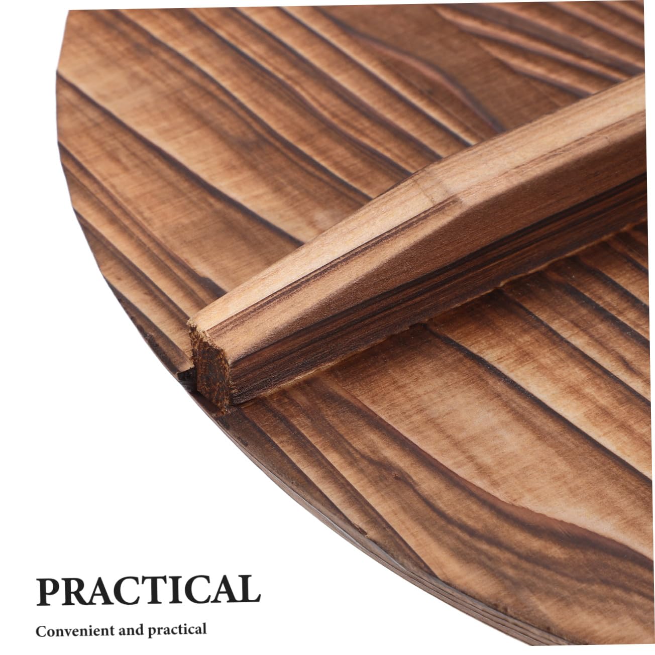 Coperchio in Legno Sintetico Marrone per Pentola Vintage, Resistente a Sbalzi Termici, per Trattenere Vapore in Cucina