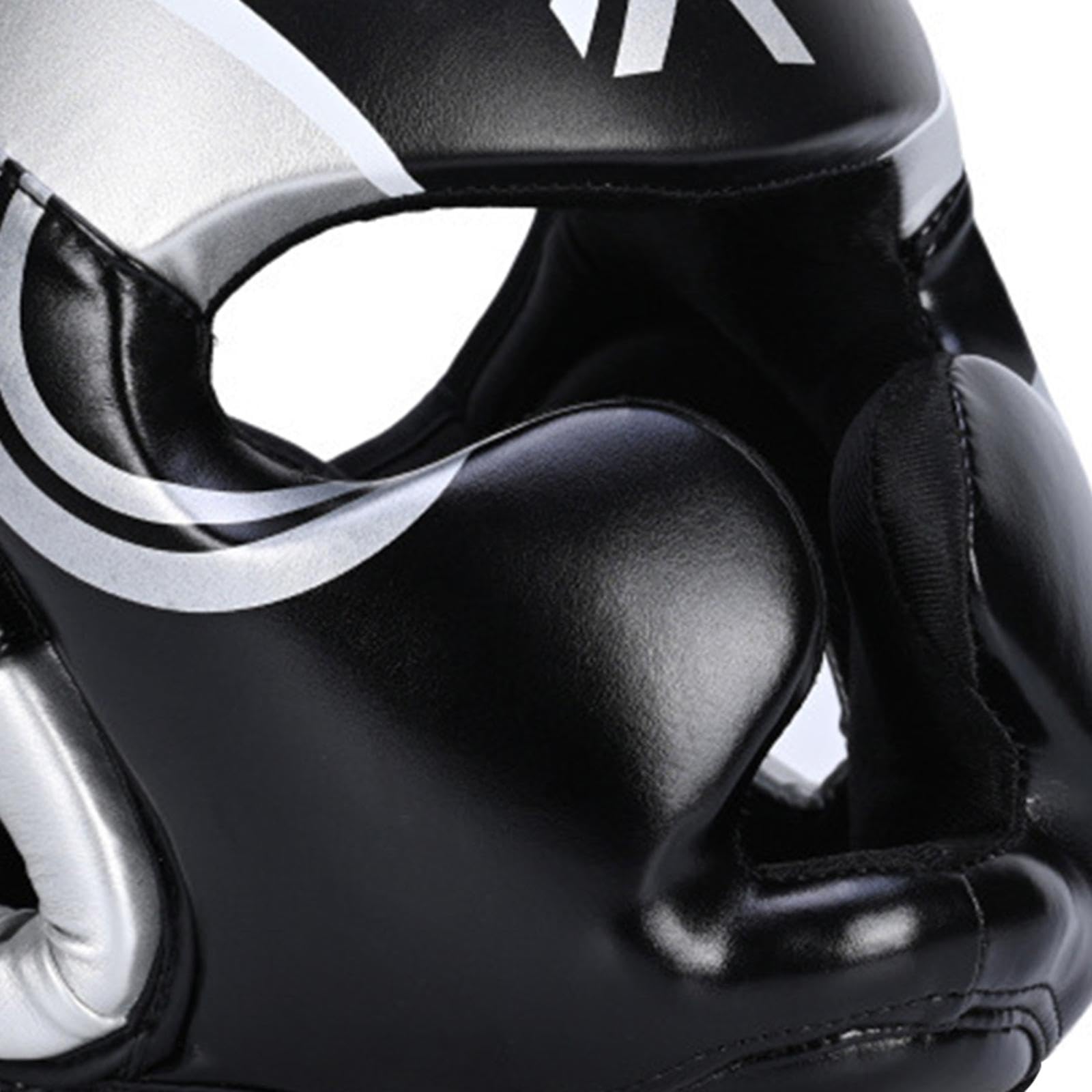 Casco de Boxeo Protección Facial Completa para Sparring Karate Taekwondo Entrenamiento