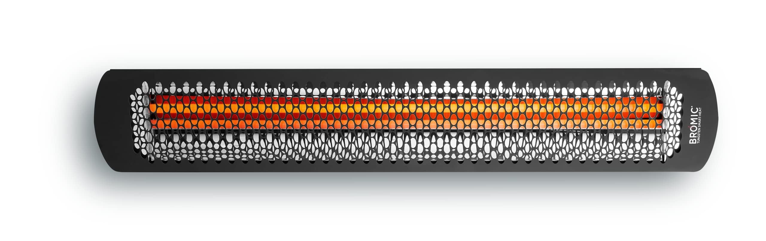 Bromic Tungsten Smart Heat 2000W Electric Patio Heater – Single Element Infrared, 220V-240V, Black Finish – BH0420030