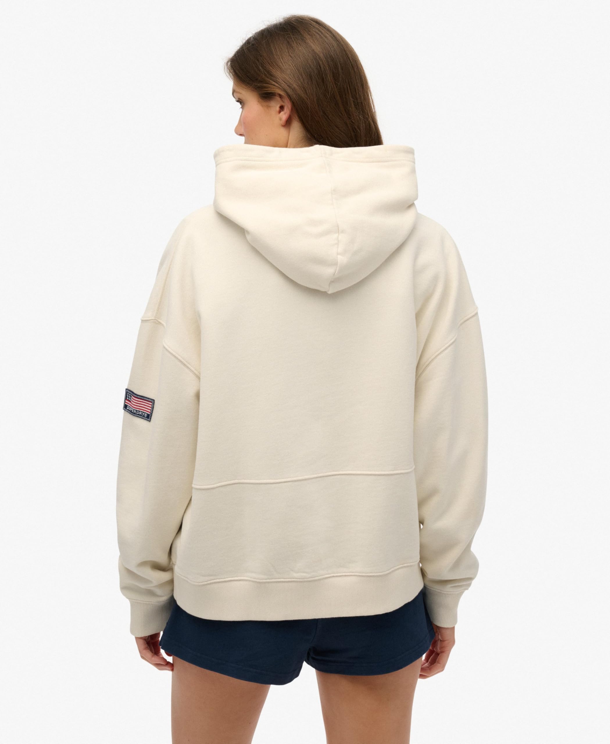 Superdry Damska bluza z kapturem Athletic Essentials o luźnym kroju