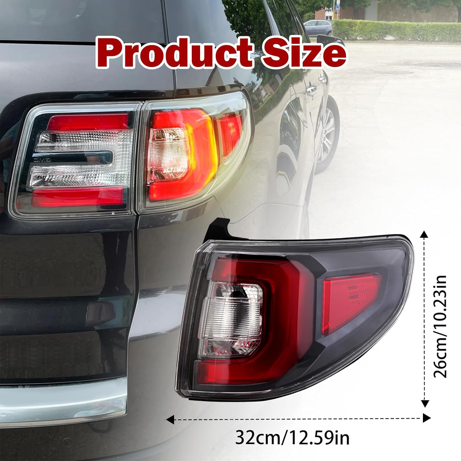 Tail Light Lamp For GMC Acadia 2013 2014 2015 2016 For GMC Acadia Limited 2017 84051376-PFM With Driving lights Without Middle Module Blind Spot (Right Passenger Side)