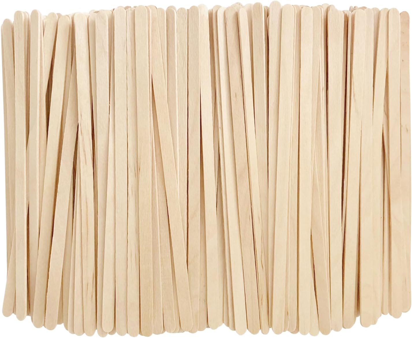 KTOJOY5.5inch Wooden Coffee Stirrers, 1000 Count Disposable Stir Sticks for Coffee & Cocktails, Wooden Beverage Mixer with Smooth Ends, Swizzle Drink Sticks