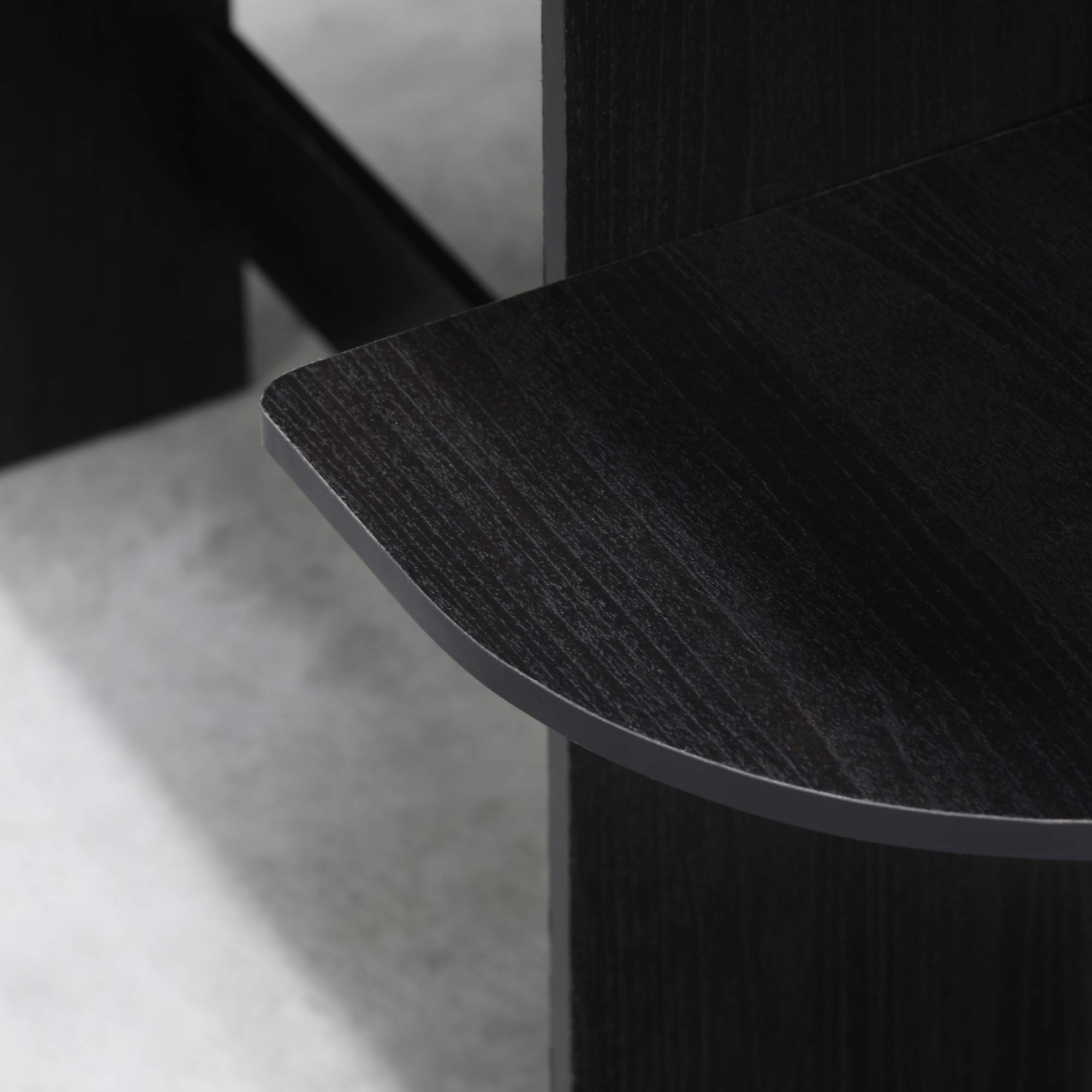 Furinno Compact Scrivania per Computer, Legno, Nero (Americano/Black), 39.62 x 99.06 x 85.34 cm