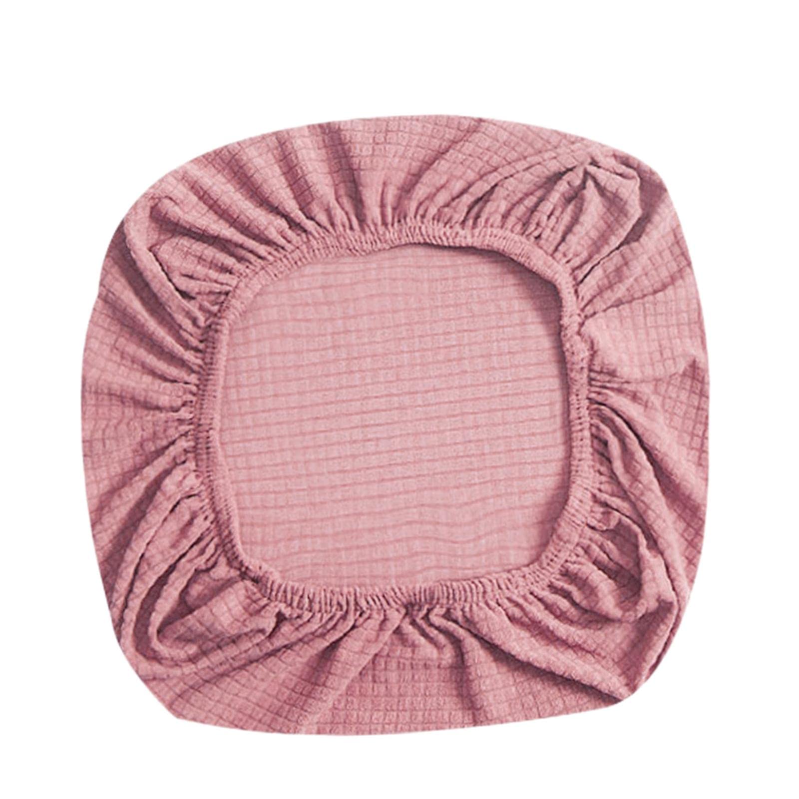 Fundas Elásticas para Asientos de Sillas de Oficina Funda Elástica para Sillas, Rosa, Individual