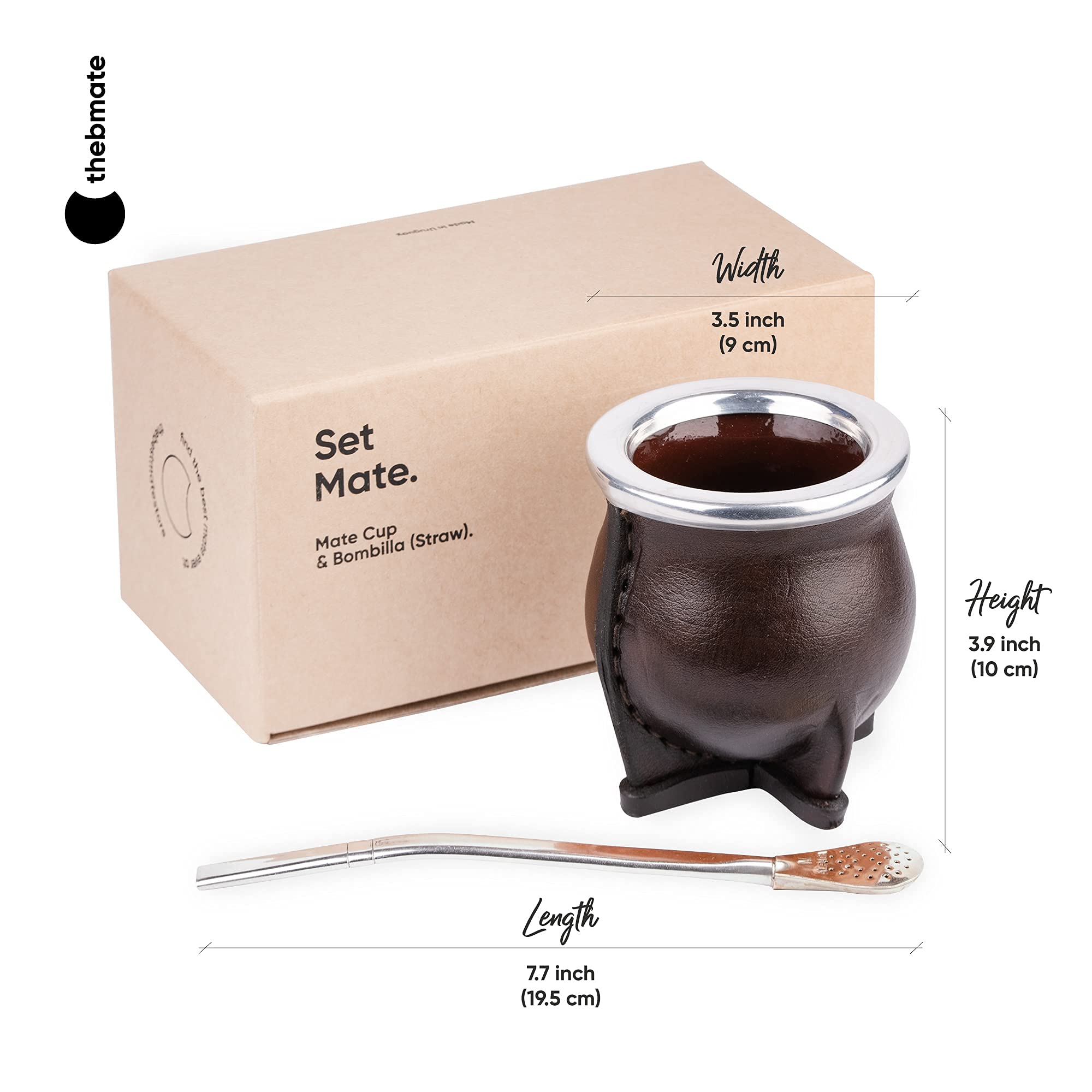 マテ壺　CAMIONERO PREMIUM RED Amazon.com | thebmate [Camionero Mate Premium Set Yerba Mate