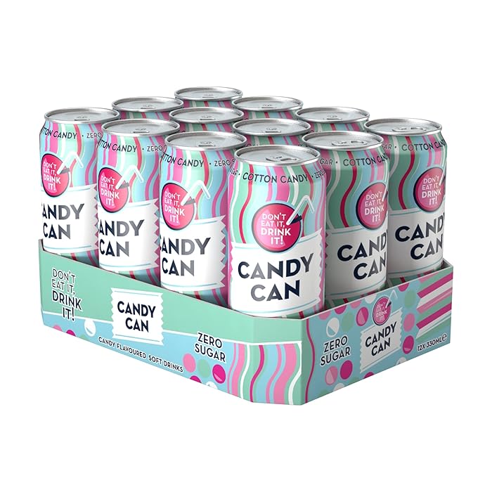 Buy Candy Can, Cotton Candy, Fizzy Drink, Nostalgic American Soda