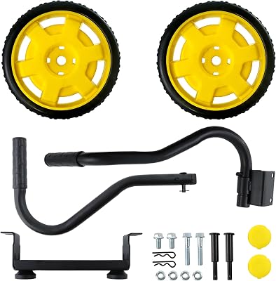KIKITE Generator Wheel Kit Compatible with Champion 2800-4750w with Folding Handle and Never-Flat Tires, Generator Replacement Parts 40065
