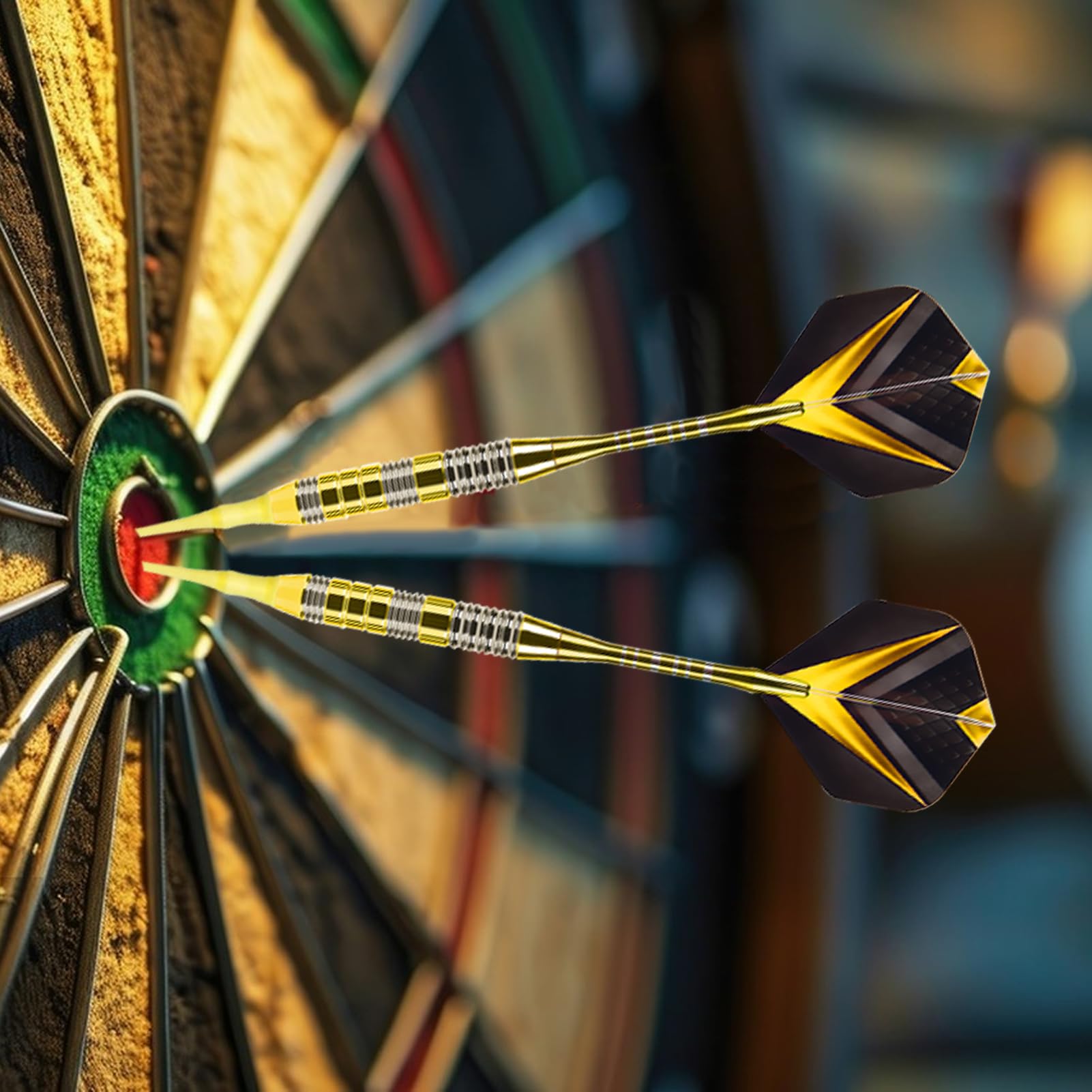 Freccette Con Punta Plastica 21g - Set 3 Freccette Morbide Per Bersaglio Elettronico, Giallo - Foto 6