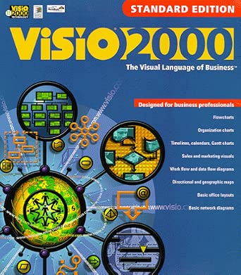 Amazon.com: Microsoft Visio 2000 Standard Edition - Retail Version ...