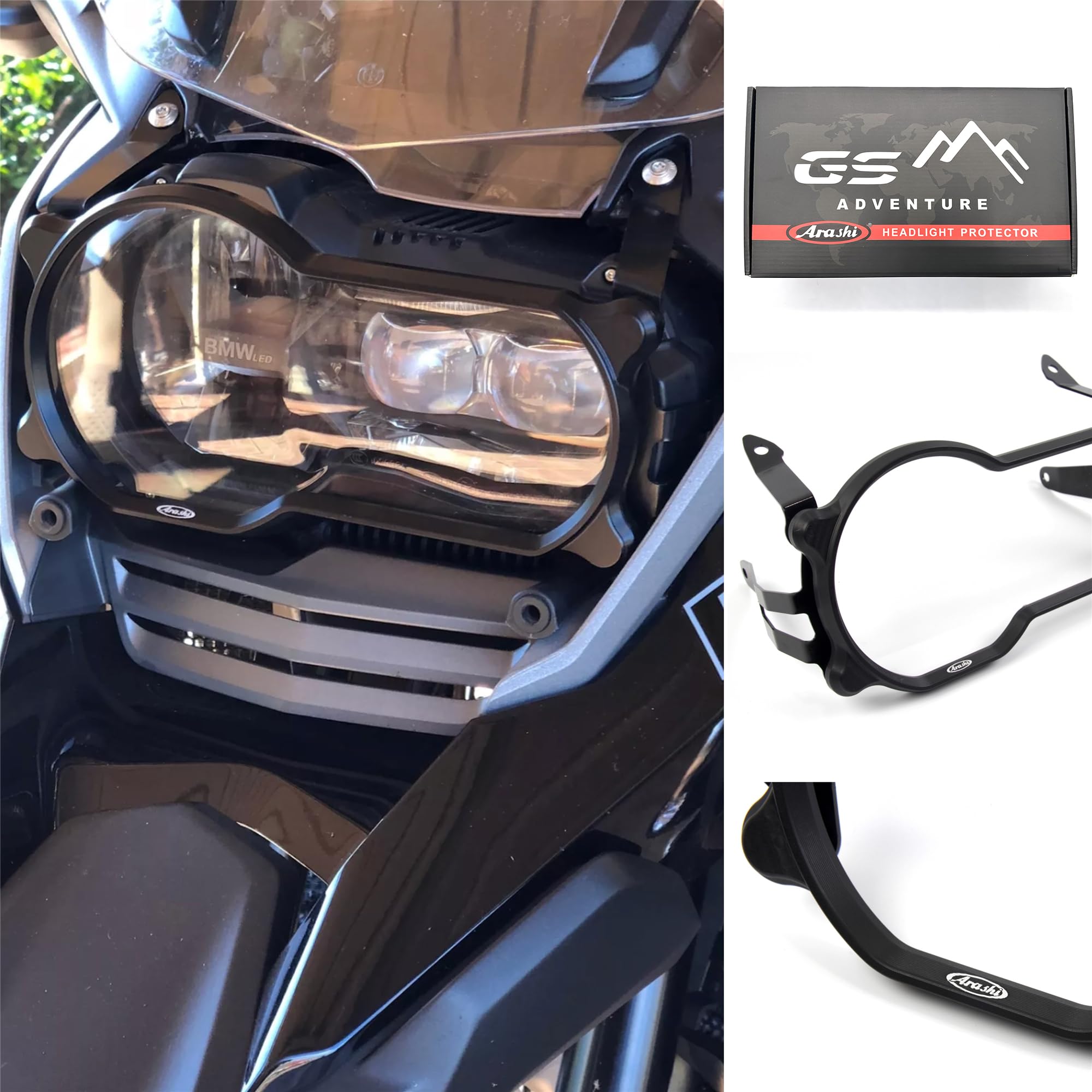 Protezione del faro Copertura del faro per BMW R1200GS 2013-2018 ADV ADVENTURE/R1250GS 2019-2023 Accessori Moto Nero R 1200 1250 GS GS1250 GS1200 2014 2015 2016 2017