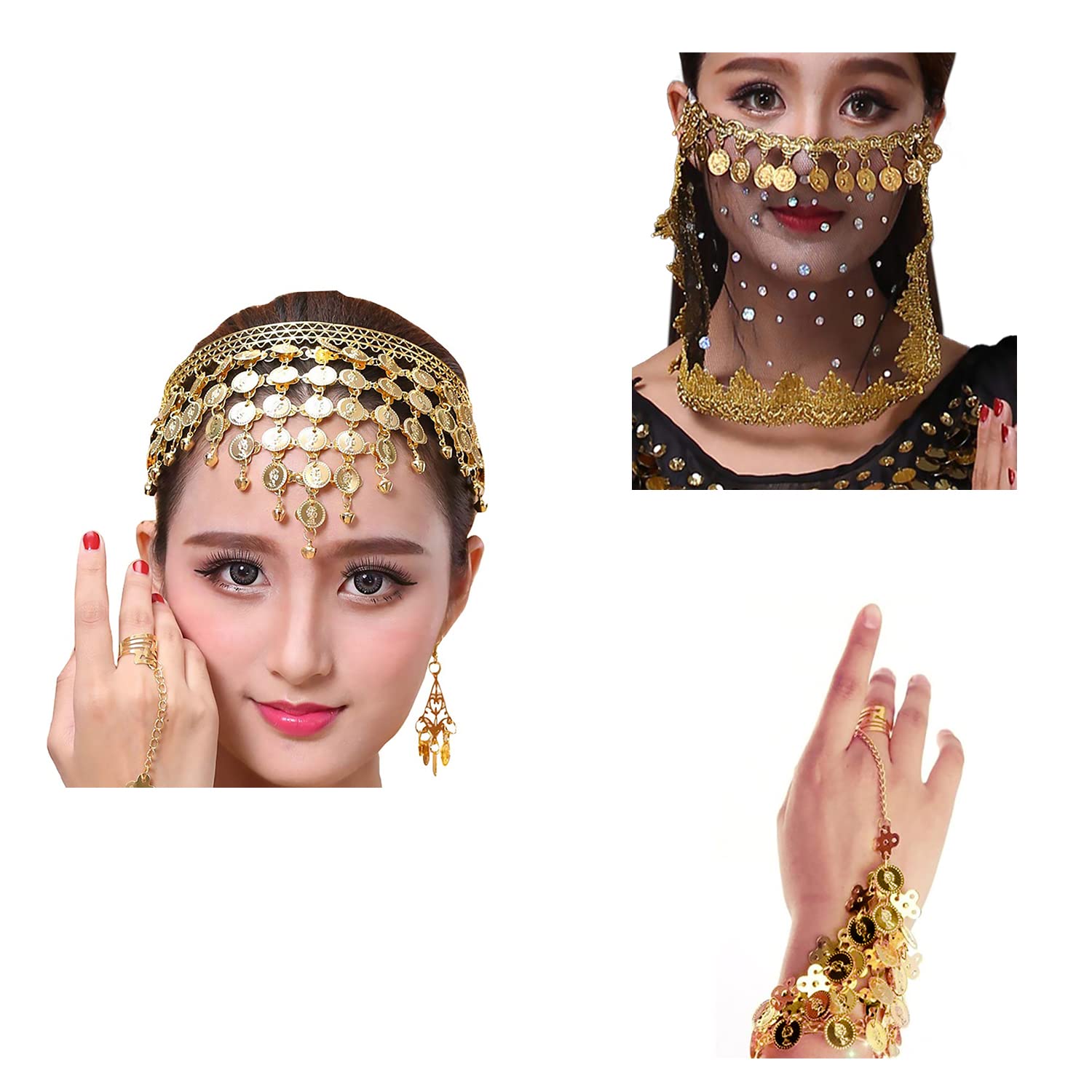 See full amazon price history chart for Vritraz Womens Chiffon Belly Dance 50 Coin Headband, Wrist Band, Face Veil (Pack of 3, Gold) Vritraz Womens Chiffon Belly Dance 50 Coin Headband, Wrist Band, Face Veil (Pack of 3, Gold) (B09PDWF6TL) Amazon Price History, Amazon Price Tracker