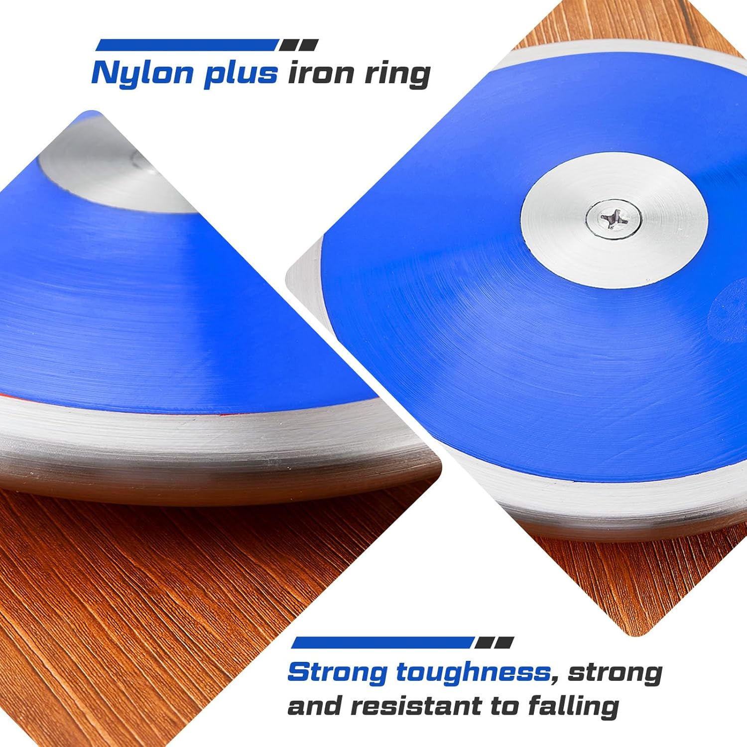 Wettarn 2 Pcs 1. 6 kg Sports Training Discus for Junior High School Students Teen Boys Girls Graduation Gifts for Discus Track and Field Discuses Track and Field Equipment Men Women