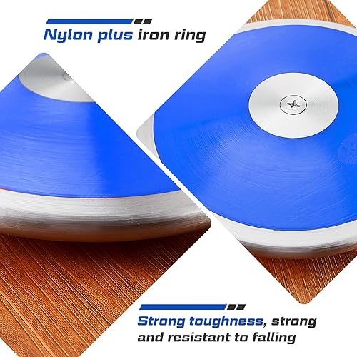 Miniatura 6 de Wettarn Disco de entrenamiento deportivo para niños y niñas, disco de pista y campo, equipo de pista y campo, 2 uds