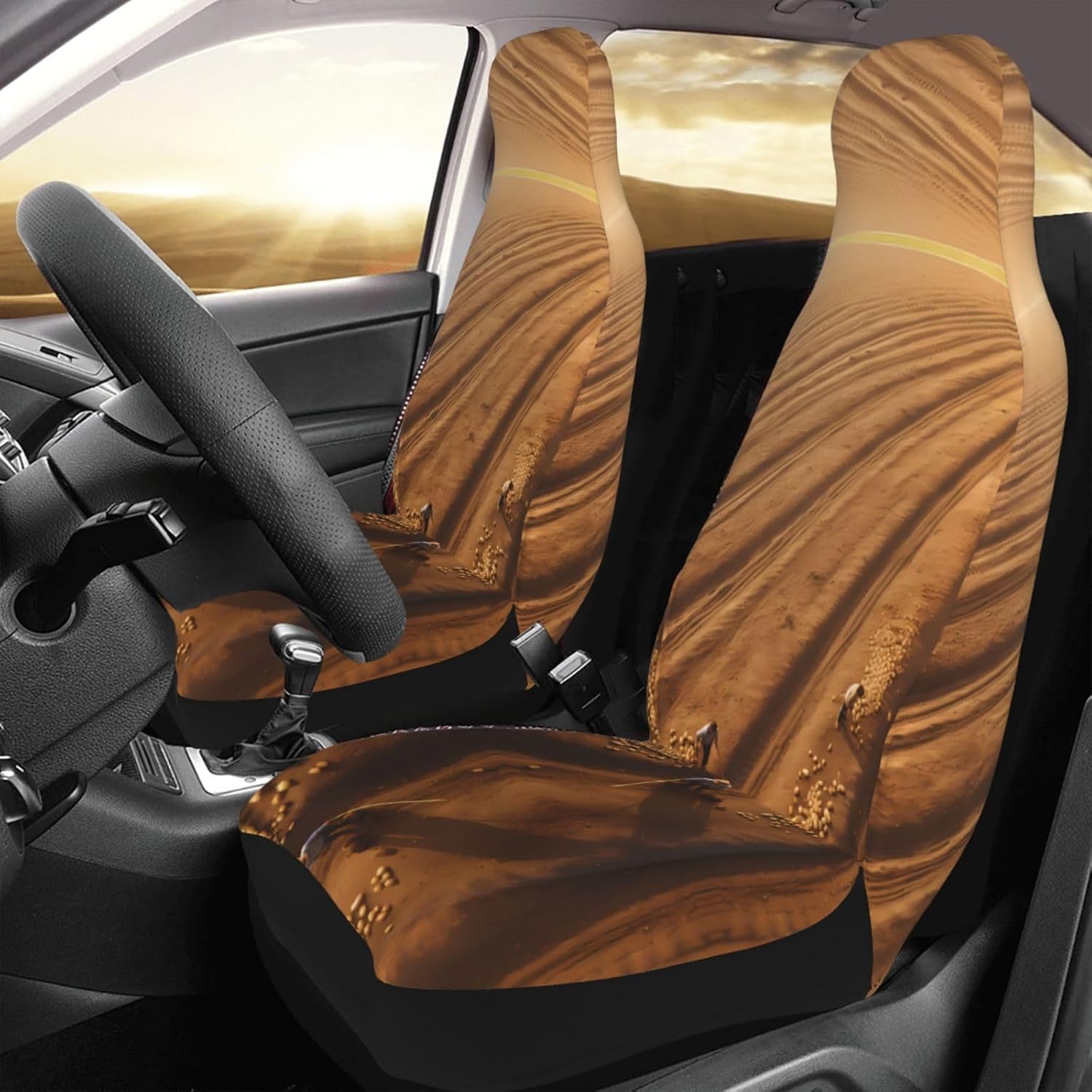 Universal On the Field of Hope Printed car seat Covers are Suitable for Most Seats in Trucks, Vans, and Other Similar Vehicles.