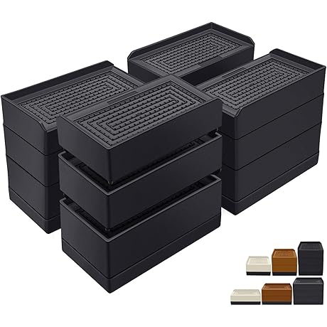 4-inch Furniture Risers: Elevate Your Furniture for Enhanced Comfort and Functionality