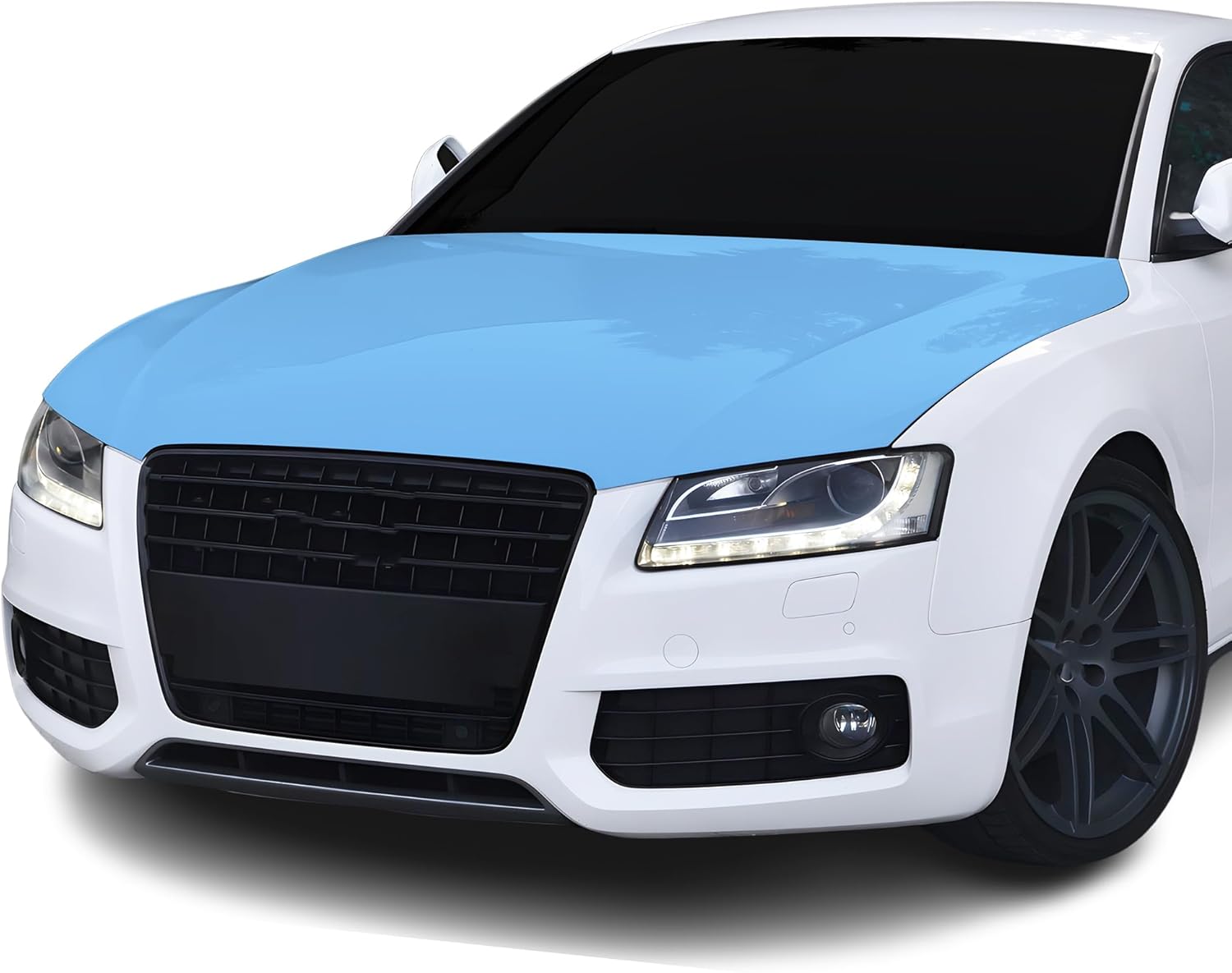 BOGAR TECH DESIGNS for Audi A5 S-Line S5 2020+ Front Middle and Front Sides Premium Paint Protection PPF Film Kit, Clear Bra