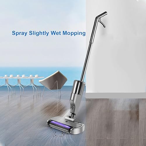 Miniatura 3 de Sorandy Cordless Vacuum Mop, Automatic Electric Wet Dry Vacuum Floor Cleaner with Self Feature and 500ml Dust Container, Intelligent Dust Detection