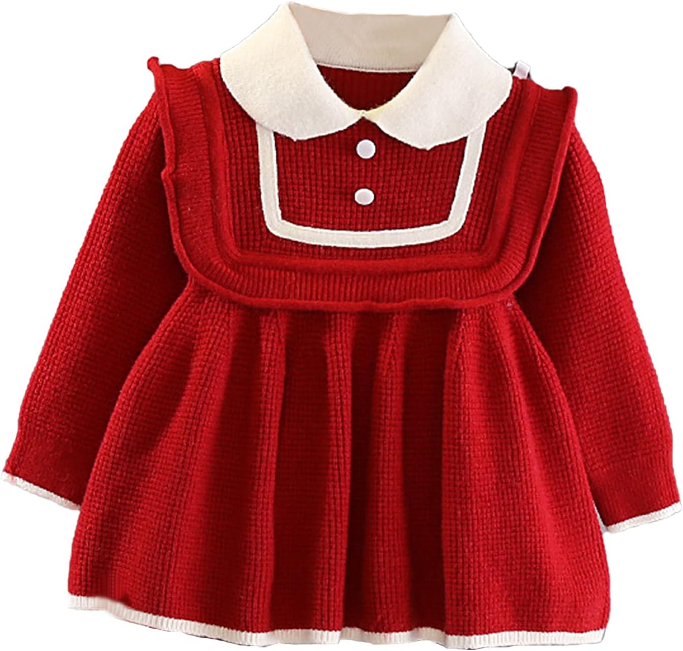 Girls Christmas Sweaters Dress Spring Autumn Cute Knitting Sweaters Pullover