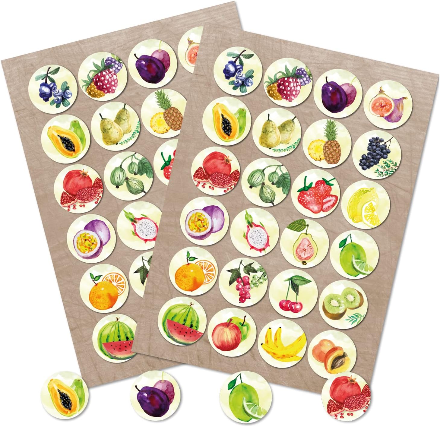 Logbuch-Verlag 10 Sacchetti Regalo In Carta Kraft Marrone 7x4x20,5 Cm: Con Scritta Tedesca E Adesivi A Tema, Ideali Per Bomboniere E Piccoli Pensieri - 2