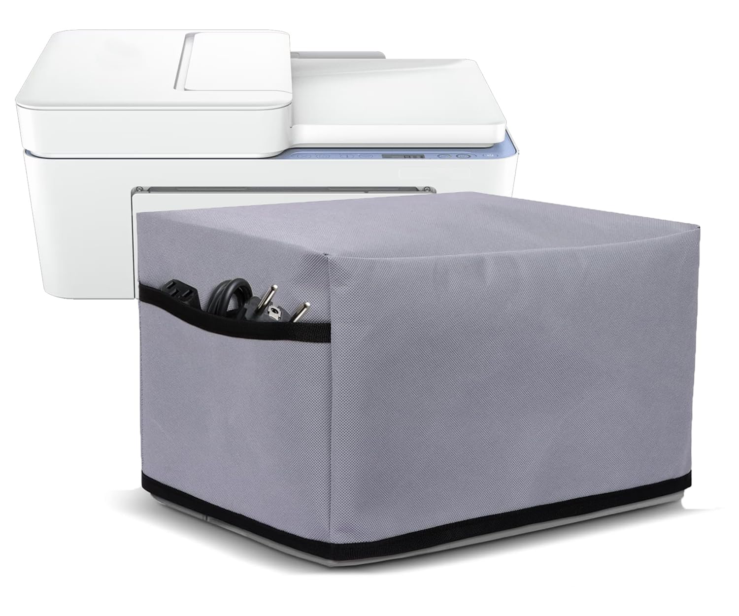 Dust & Water Proof Printer Cover for HP Deskjet Ink Advantage All-in-One 4278 / 4178 / 4123 (Grey)-image-13