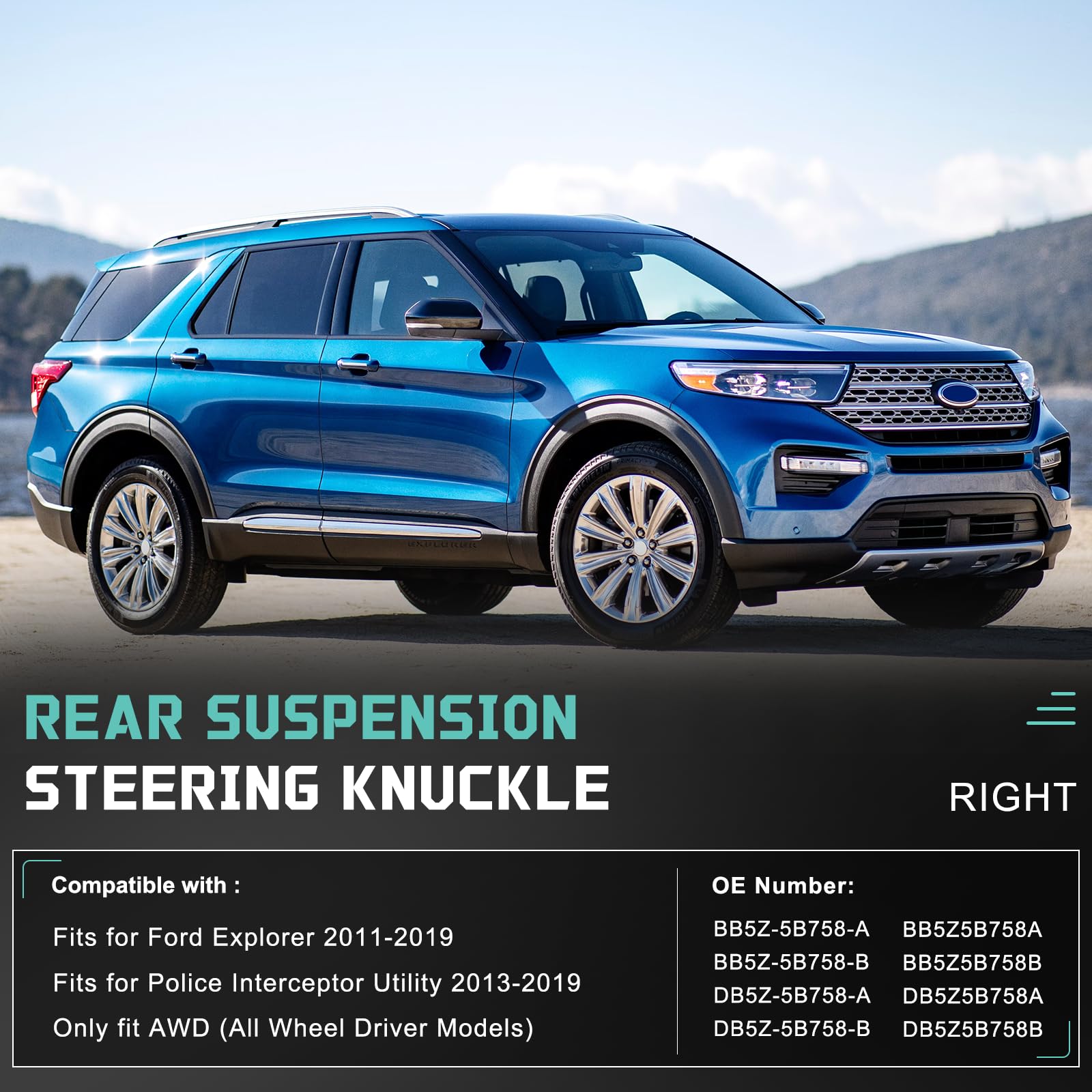 Explorer 2011-2019 Suspension Part Rear Upper Control Arm Kit Pair Rear ...