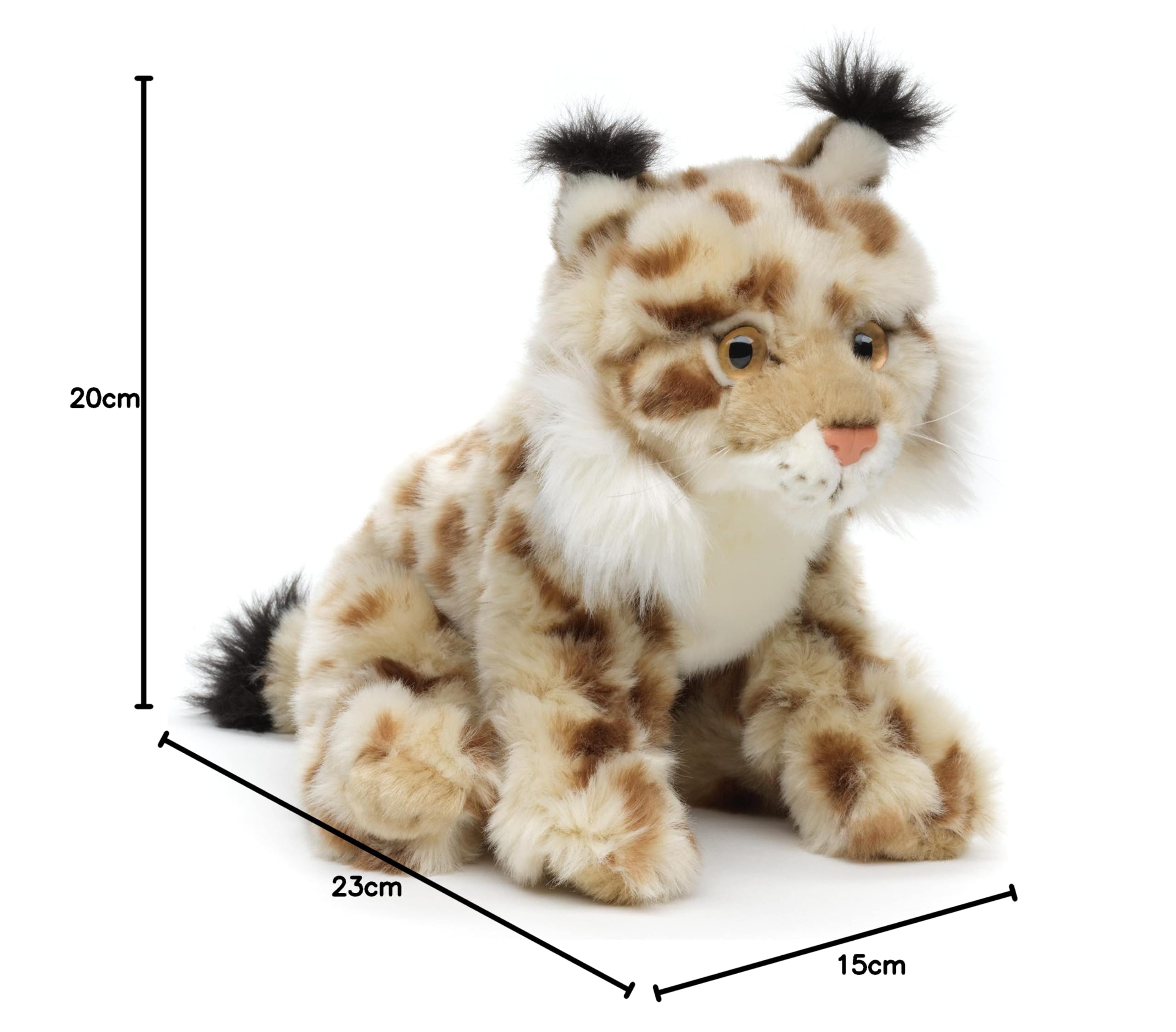 Peluche Leopardo Deluxe Zampe 40 Cm &ndash; Giocattolo Morbido E Lavabile Per Bambini 3+
