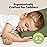 Toddler Pillow with Pillowcase - 13x18 My Little Dreamy Kids Travel Bed Pillows for Sleeping, Organic Cotton Small Pillowcase, Soft & Breathable, Machine Washable, Toddlers 2-5 years old(Jungle Green)