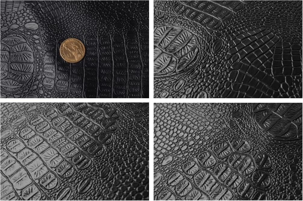 Wento Alligator Skin Fabric Faux Leather Fabric PU Leather Fabric for Upholstery