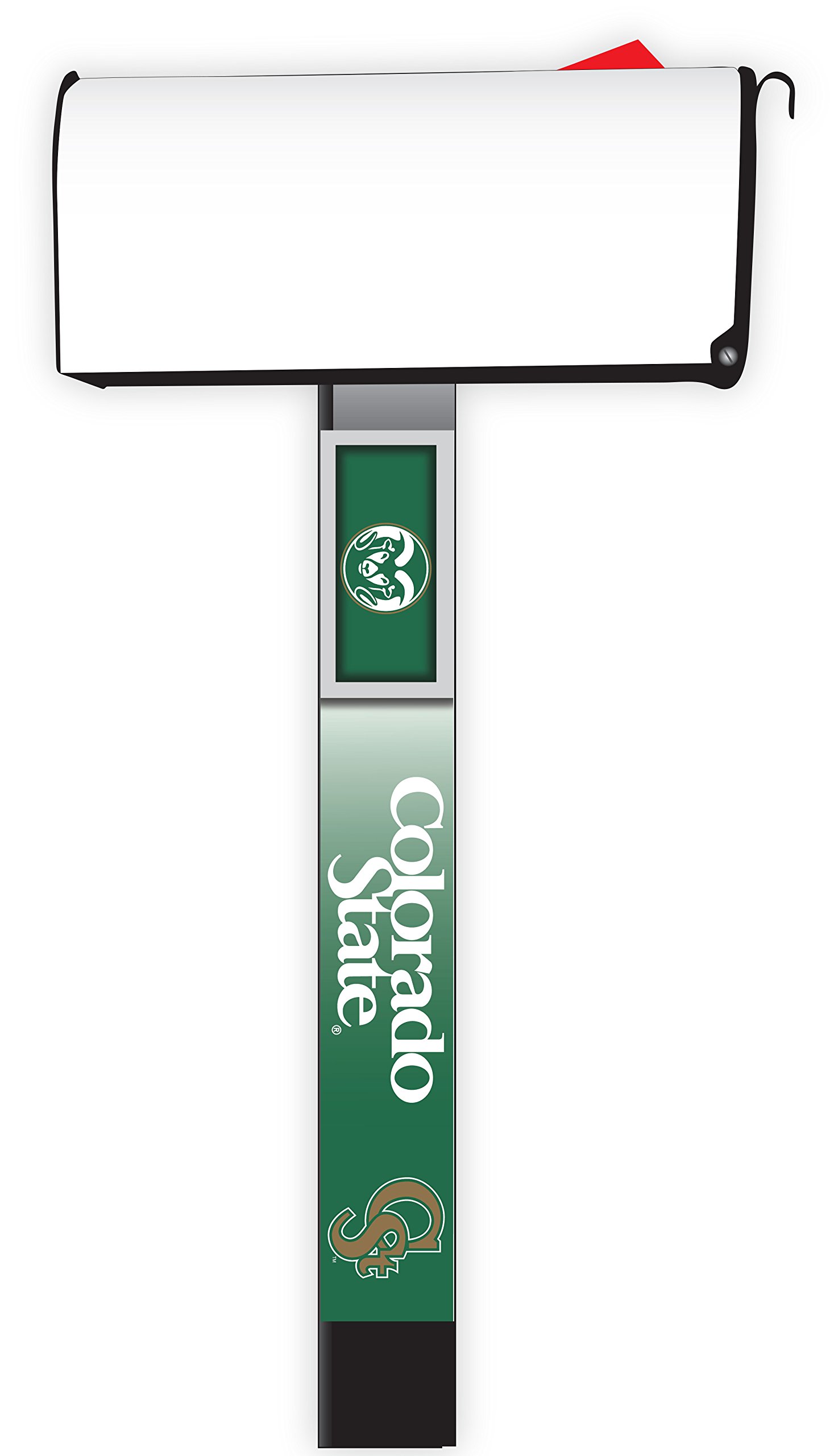 Colorado State Rams 2-Pack Mailbox Post Cover Officially Licensed Collegiate Product