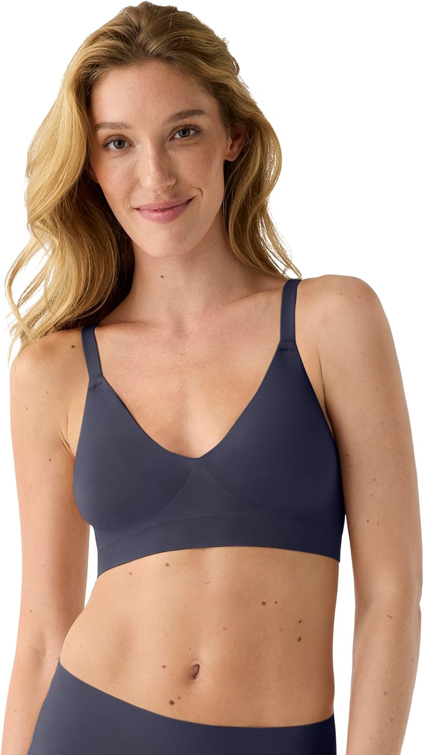 True & Co Women's Soft Form V Neck Adjustable Strap Bra