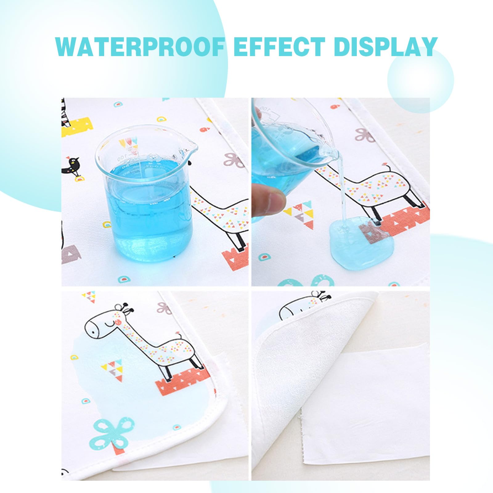 Coprimaterasso singolo impermeabile per addestramento al vasino, coprimaterasso per lettino per bambini, 100% impermeabile, per bagnare il letto, 100 cm x 80 cm