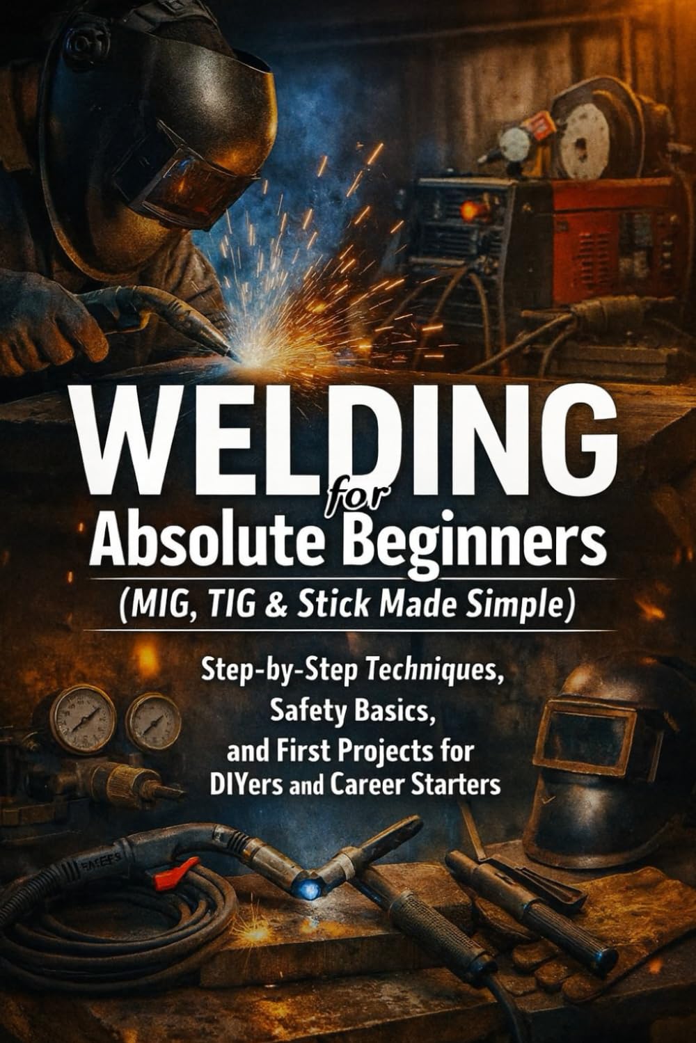 Welding for Absolute Beginners (MIG, TIG & Stick Made Simple): Step-by-Step Techniques, Safety Basics, and First Projects for DIYers and Career Starters