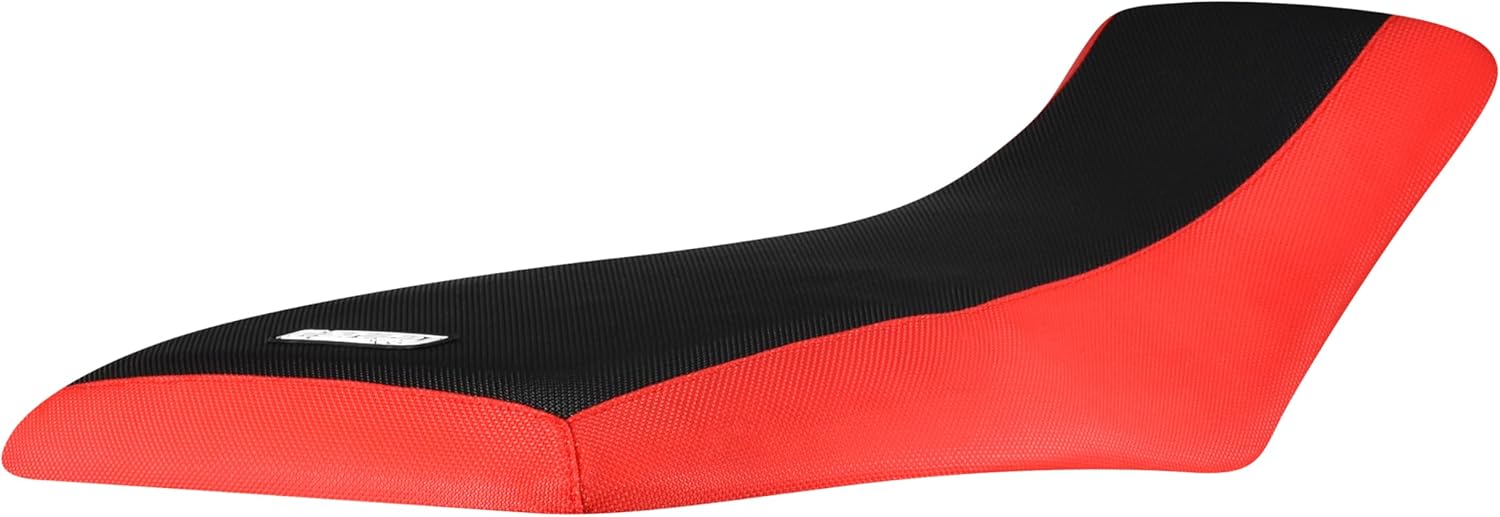 Enjoy Mfg Seat Cover - Compatible with Polaris 2014-2023 Sportsman 450 570 Black top Standard #343 Logo (Grey Sides/Black top Standard)