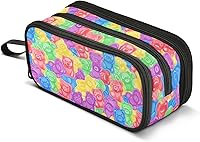 Vista 15 de JUNZAN Estuche de lápices de personalidad personalizado con vaca escocesa de las tierras altas escocesas, bolsa para lápices, bolsa para bolígrafos