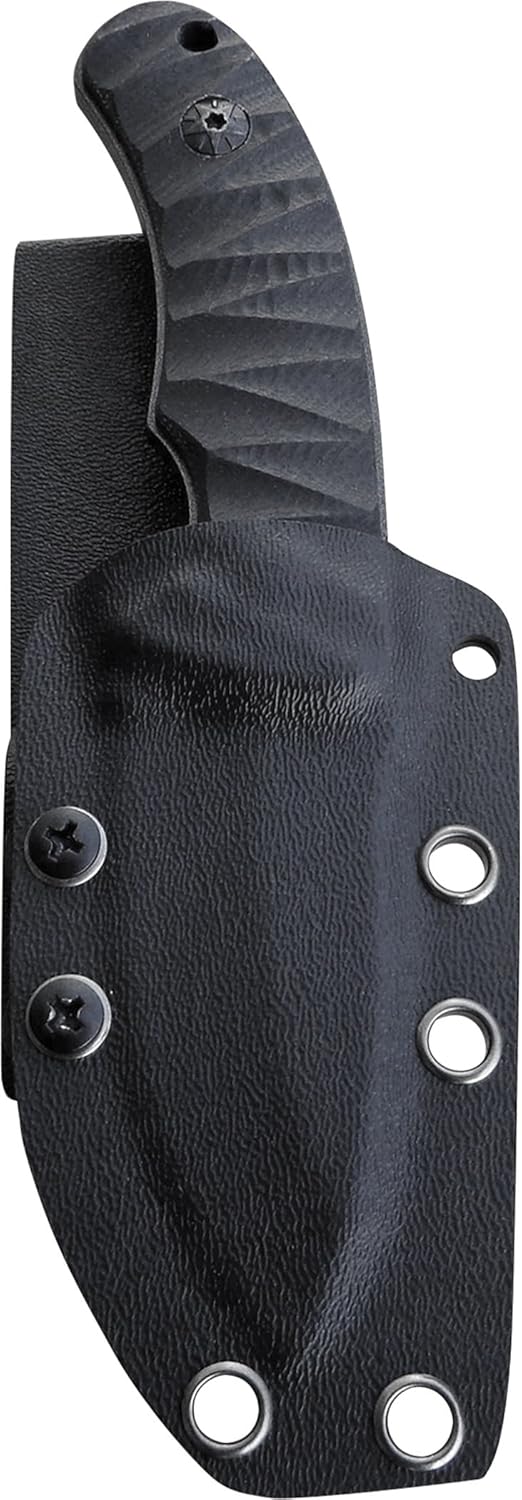 Schrade Fixed Blade Full Tang with 65MN High Carbon Steel Blade and G-10 Handle : Sports & Outdoors