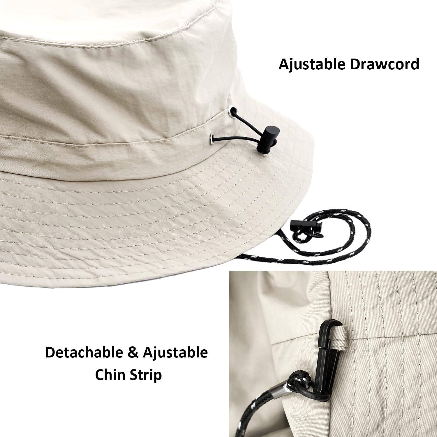 Gorro Lluvia Impermeable para Mujer Hombre, Plegable Sombrero de Pescador Unisex, Gorra de Sol para Playa Senderismo Camping Viaje