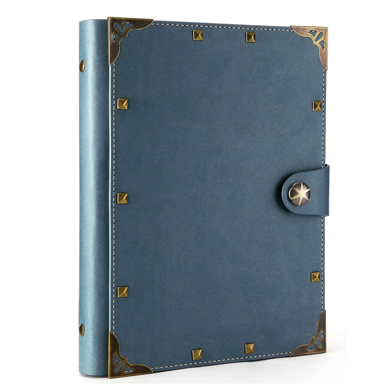 Aomiduo A5 Notizbuch Nachfüllbar Tagebuch Vintage Spiralbindung Reisetagebuch PU Leder Notebooks journal für Zeichnen Skizzieren Geschenk für Mädchen Jungen braun