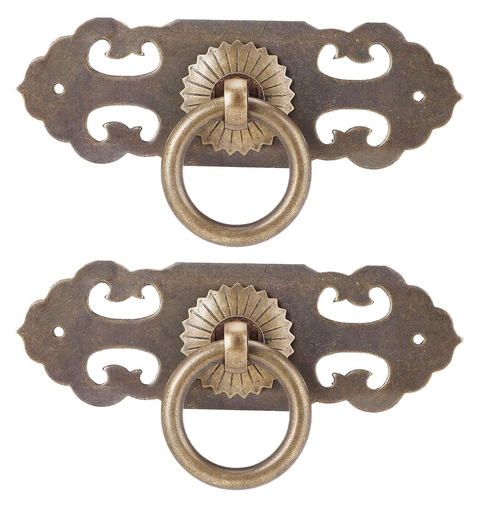 Door Handles Hardware, Copper, 2-Piece Set 90mm DHome Office Hotel Cabinet Door Handle