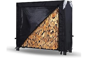 NEVERLAND Firewood Rack Cover 4ft: Protect Your Firewood from Nature's Fury