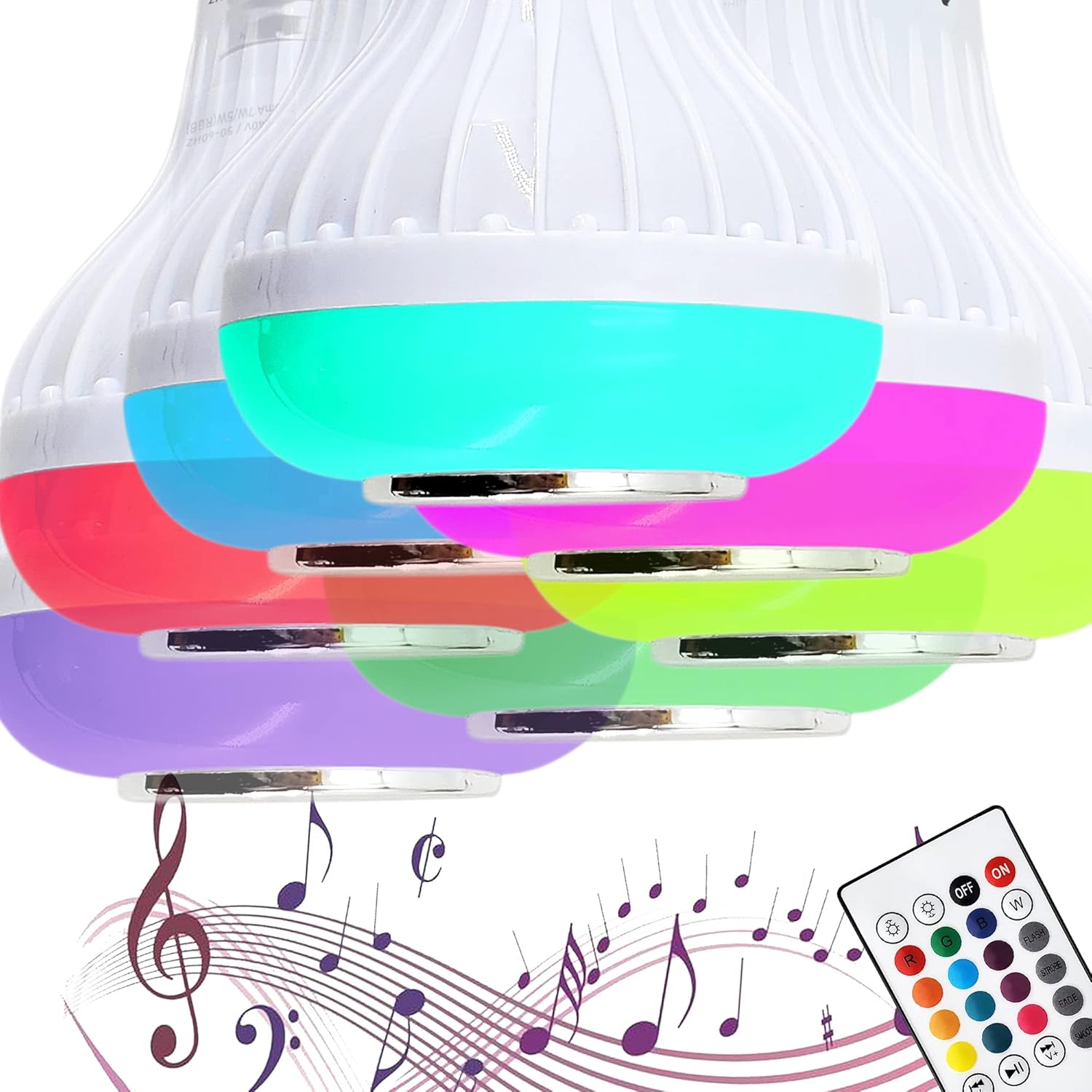 Onе-Dау Sаlе: Uр tо 80% оƒƒ AmeriLuck Party Music LED Light Bulb with Built-in Bluetooth Speaker, E26 Screw Base, Remote Control RGB Color Changing for iOS & Android Phones, No WiFi Needed
