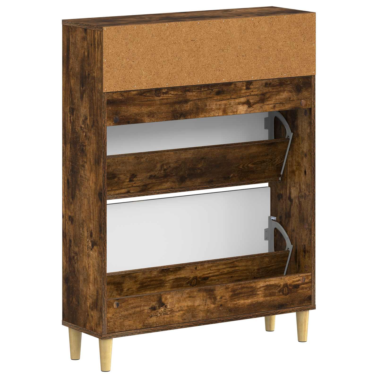 Inżynieryjna drewniana szafka na buty 78 x 24 x 103 cm