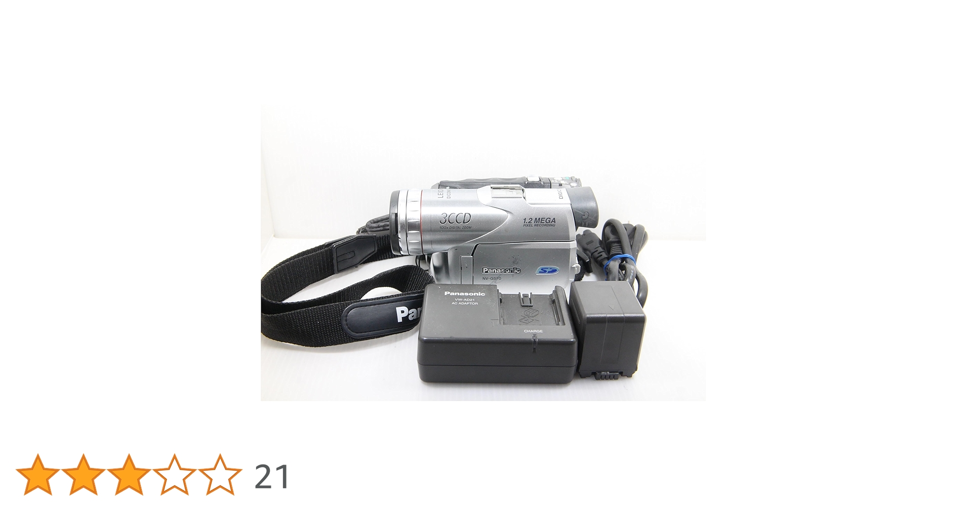 【美品・動作確認済】Panasonic NV-GS70 3CCD ビデオカメラ Panasonic NV-GS70 ビデオカメラ - メルカリ