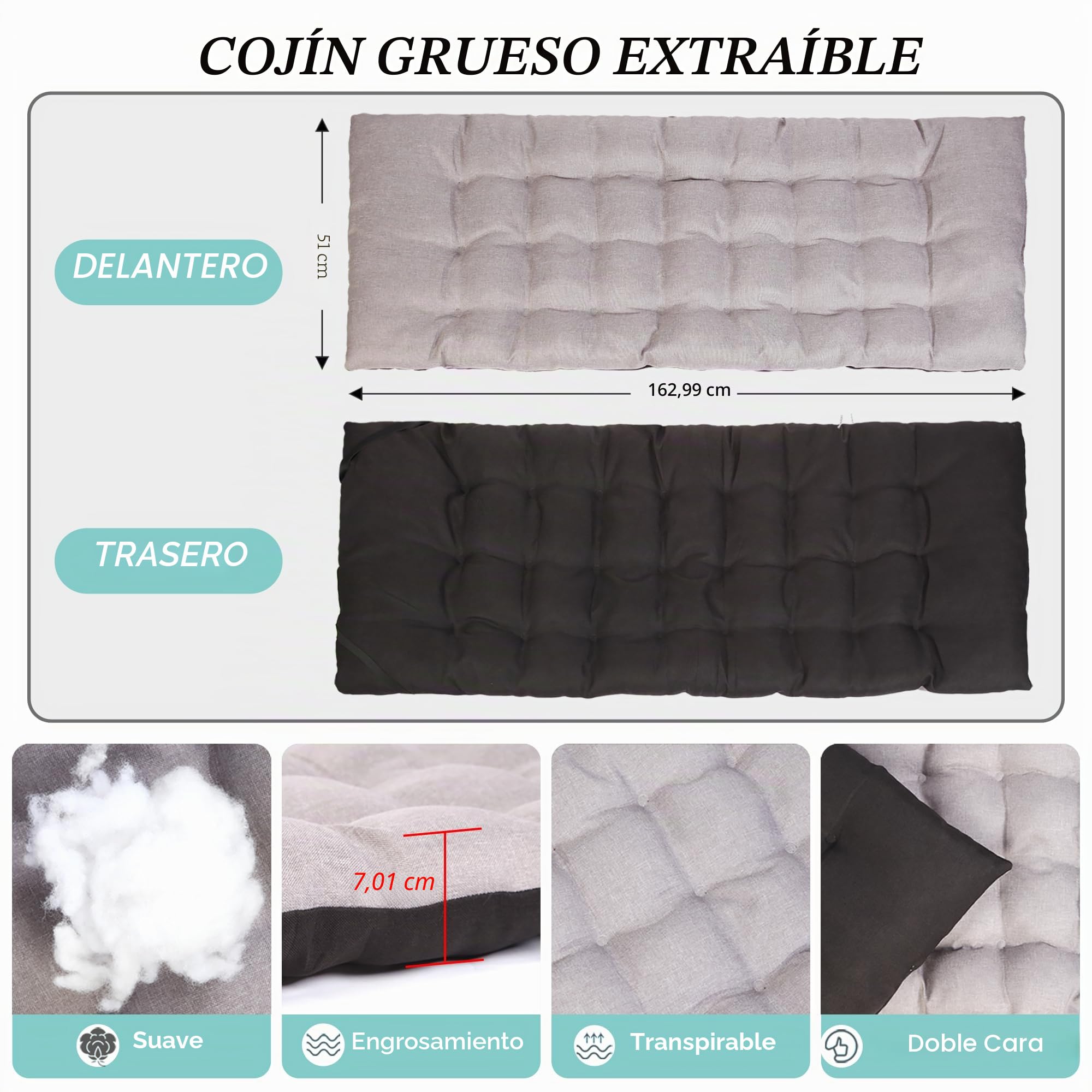 Tumbonas Jardin Exterior Plegable Silla Gravedad Cero Sillas Tumbona Reclinable con Cojín, Tumbona Jardin Exterior Hamaca Tumbonas, Ajustable Respaldo 7 Posiciones, para Jardín Balcón Playa, Negro