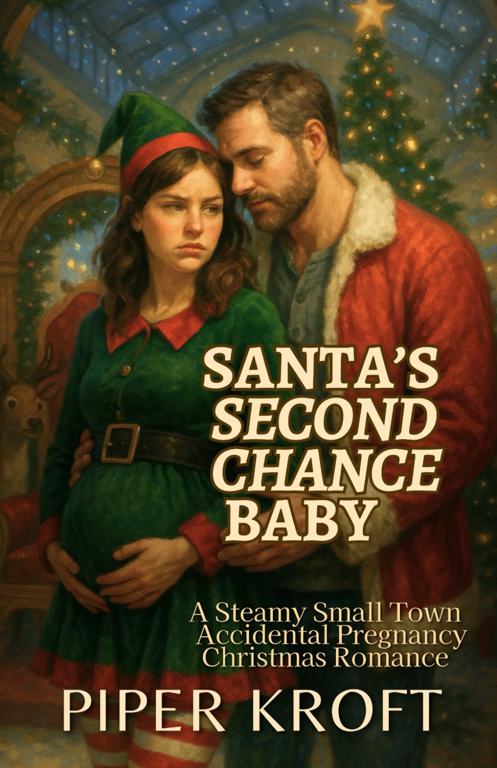 Santa’s Second Chance Baby: A Steamy Small Town Accidental Pregnancy Christmas Romance (Happily Ever After Holidays)
