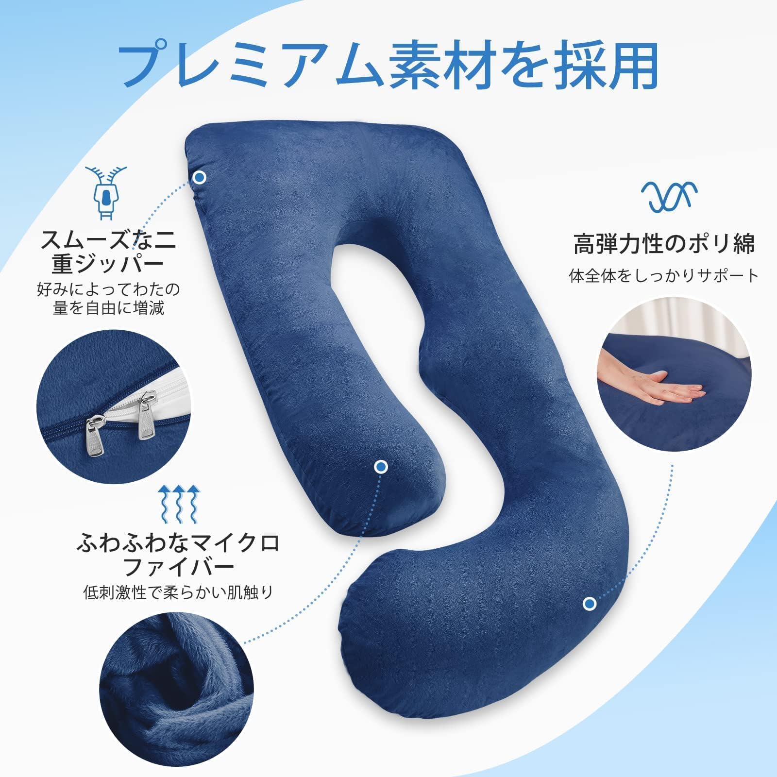 ROCYJULIN 抱き枕 妊婦 だきまくら 低反発授乳クッション 多機能u字b Amazon｜ROCYJULIN 抱き枕 妊婦 だきまくら 低反発授乳クッション 多